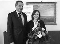 Ungarndeutsche Dichterin Angela Korb ausgezeichnet Ungarndeutsche Dichterin Angela Korb ausgezeichnet