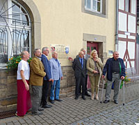 Gedenktafel in Gemünden (Wohra) erinnert auch an Ungarndeutsche Gedenktafel in Gemünden (Wohra) erinnert auch an Ungarndeutsche
