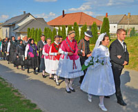 Schwbische Hochzeit in Schomberg (Somberek)