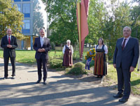 Kranzniederlegung mit Musik