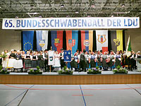 Baden-wrttembergischer Innenminister Thomas Strobl beim festlichen 65. Bundesschwabenball mit ungarndeutschem Trachtenfest in der Stadthalle Gerlingen